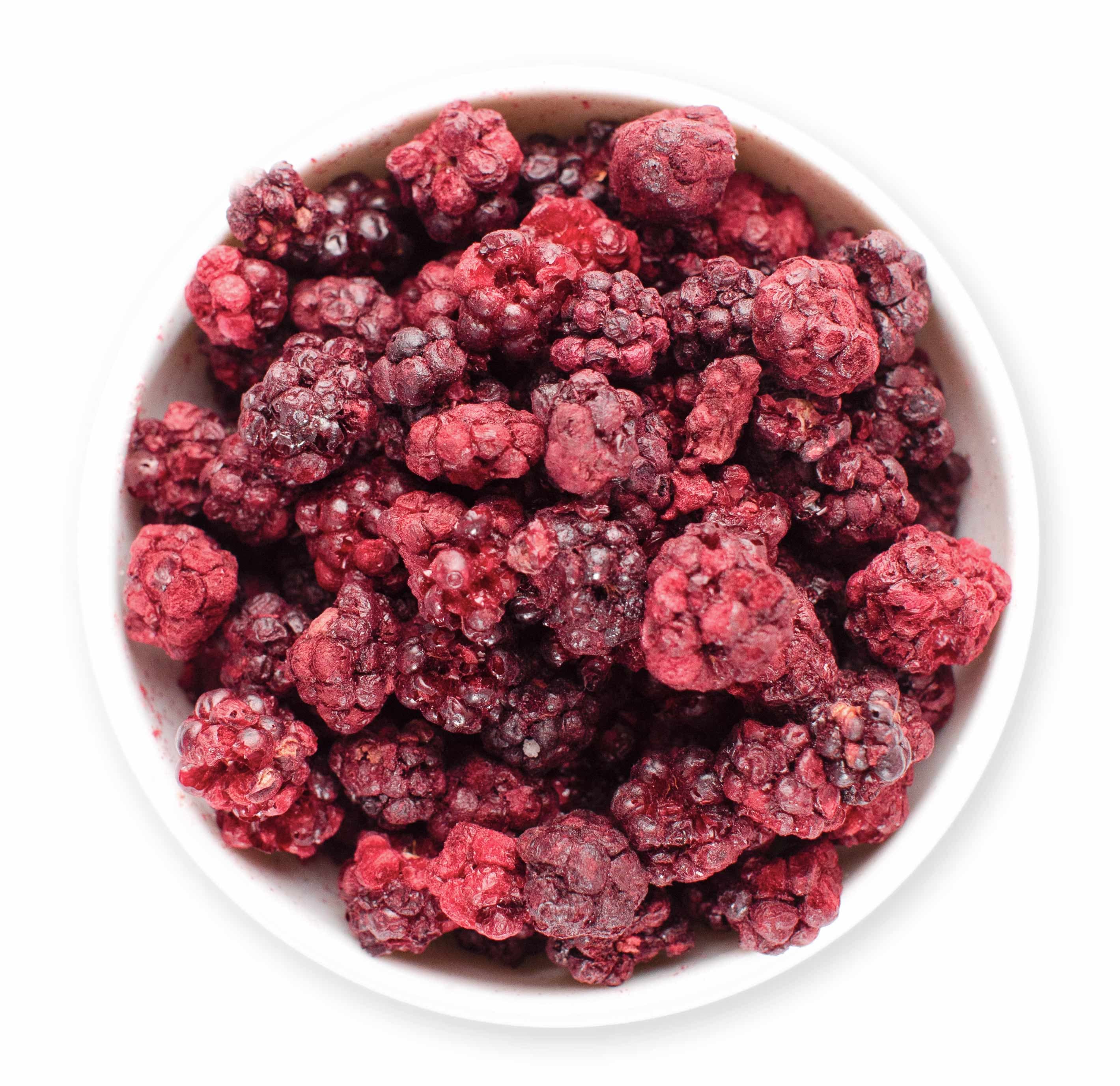 Brombeeren gefriergetrocknet